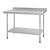 Vogue Stainless Steel Table with Upstand 1200mm