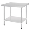 Vogue Stainless Steel Table with Upstand 1200mm