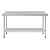 Vogue Stainless Steel Table with Upstand 1800mm