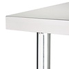 Vogue Stainless Steel Prep Table 1200mm