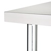 Vogue Stainless Steel Prep Table 1500mm