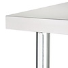 Vogue Stainless Steel Prep Table 1800mm