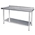 Vogue Stainless Steel Prep Table with Upstand 1200mm