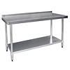 Vogue Stainless Steel Prep Table with Upstand 1200mm