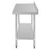 Vogue Stainless Steel Prep Table with Upstand 1800mm Vogue Stainless Steel Prep Table with Upstand 1800mm