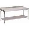 Gastro M Gastro-M S/S table with undershelf and upstand