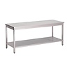 Gastro M Gastro-M Stainless Steel Preparation Table with Undershelf 1400mm