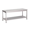 Gastro M Gastro-M Stainless Steel Preparation Table with Undershelf 1500mm