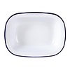 Olympia Enamel Dishes Rectangular 280 x 190mm (Pack of 6)