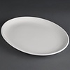 Athena Hotelware Shallow Plate 305x241 mm, Oval, (Pack of 6)