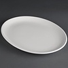 Athena Hotelware Shallow Plate 305x241 mm, Oval, (Pack of 6)