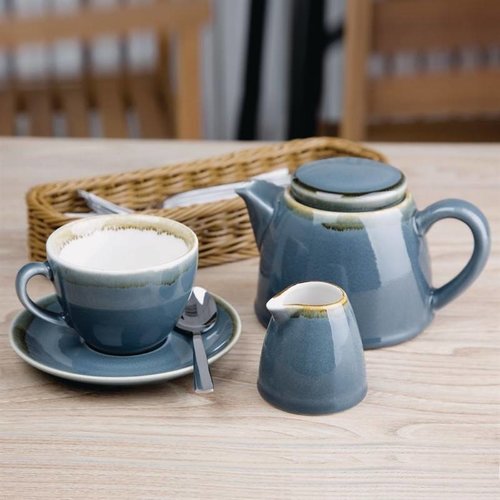 Olympia Kiln Blue Cappuccino Cup 230 ml, Kiln (Pack of 6) Olympia Kiln Blue Cappuccino Cup 230 ml, Kiln (Pack of 6)