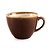 Olympia Kiln Brown Cappuccino Cup 230 ml, Kiln (Pack of 6)