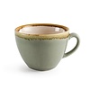 Olympia Kiln Green Cappuccino Cup 230 ml, Kiln (Pack of 6)