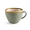 Olympia Kiln Green Cappuccino Cup 230 ml, Kiln (Pack of 6)