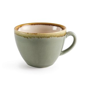 Olympia Kiln Green Cappuccino Cup 230 ml, Kiln (Pack of 6) Olympia Kiln Green Cappuccino Cup 230 ml, Kiln (Pack of 6)
