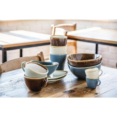 Olympia Kiln Green Cappuccino Cup 230 ml, Kiln (Pack of 6) Olympia Kiln Green Cappuccino Cup 230 ml, Kiln (Pack of 6)