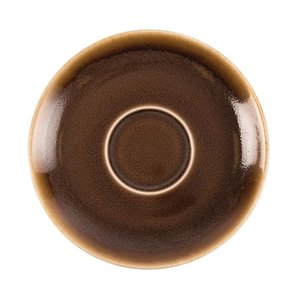 Olympia Kiln Brown Cappuccino Saucer ø 142 mm, Kiln (Pack of 6) Olympia Kiln Brown Cappuccino Saucer ø 142 mm, Kiln (Pack of 6)