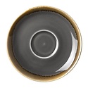 Olympia Kiln Grey Cappuccino Saucer ø 140 mm, Kiln (Pack of 6)