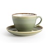 Olympia Kiln Green Cappuccino Cup 340 ml, Kiln (Pack of 6)