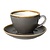 Olympia Kiln Grey Cappuccino Cup 340 ml, Kiln (Pack of 6)