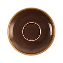 Olympia Kiln Brown Cappuccino Saucer ø 160 mm, Kiln (Pack of 6)