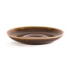 Olympia Kiln Brown Cappuccino Saucer ø 160 mm, Kiln (Pack of 6)