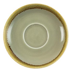 Olympia Kiln Green Cappuccino Saucer ø 160 mm, Kiln (Pack of 6) Olympia Kiln Green Cappuccino Saucer ø 160 mm, Kiln (Pack of 6)