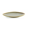 Olympia Kiln Shallow Plate, Ø165 mm, Triangular, Kiln, Moss (Pack of 6)