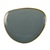 Olympia Kiln Shallow Plate, Ø230 mm, Triangular, Kiln, Blue (Pack of 6)