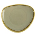 Olympia Kiln Shallow Plate, Ø230 mm, Triangular, Kiln, Moss (Pack of 6)