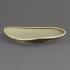 Olympia Kiln Shallow Plate, Ø230 mm, Triangular, Kiln, Moss (Pack of 6)