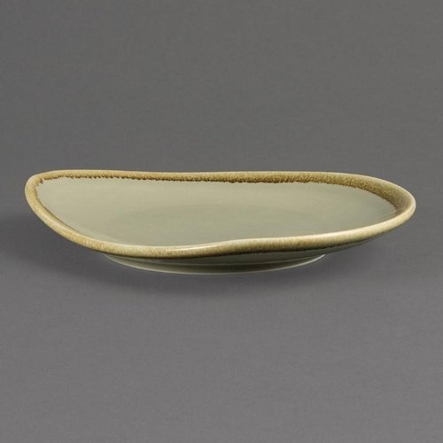 Olympia Kiln Shallow Plate, Ø230 mm, Triangular, Kiln, Moss (Pack of 6) Olympia Kiln Shallow Plate, Ø230 mm, Triangular, Kiln, Moss (Pack of 6)