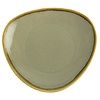 Olympia Kiln Shallow Plate, Ø280 mm, Triangular, Kiln, Moss (Pack of 4)