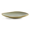 Olympia Kiln Shallow Plate, Ø280 mm, Triangular, Kiln, Moss (Pack of 4)