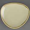 Olympia Kiln Shallow Plate, Ø280 mm, Triangular, Kiln, Moss (Pack of 4)