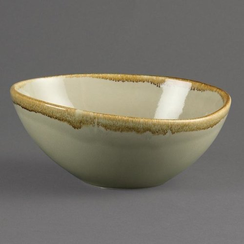 Olympia Kiln Kiln Bowl Moss 215mm (Pack of 4) Olympia Kiln Kiln Bowl Moss 215mm (Pack of 4)