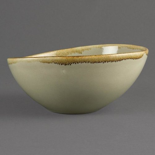 Olympia Kiln Kiln Bowl Moss 215mm (Pack of 4) Olympia Kiln Kiln Bowl Moss 215mm (Pack of 4)