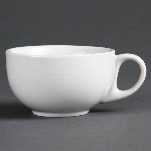 Olympia White Cappuccino Cup 284 ml, Whiteware (Pack of 12) Olympia White Cappuccino Cup 284 ml, Whiteware (Pack of 12)