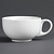 Olympia White Cappuccino Cup 284 ml, Whiteware (Pack of 12)