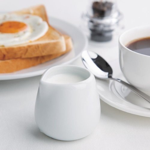 Olympia Whiteware Compact Jugs 85ml (Pack of 12) Olympia Whiteware Compact Jugs 85ml (Pack of 12)