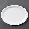 Olympia Whiteware Oval Platters 250mm (Pack of 6)