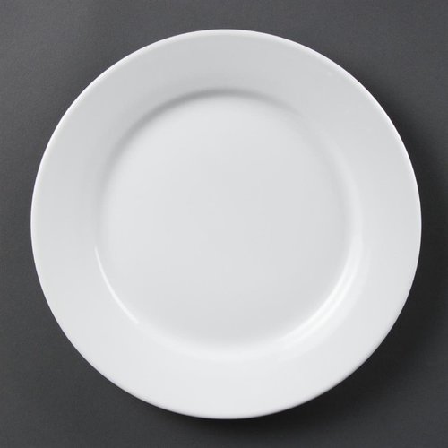 Olympia Shallow Plate, Ø250 mm, Whiteware (Pack of 12) Olympia Shallow Plate, Ø250 mm, Whiteware (Pack of 12)