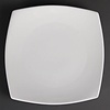 Olympia Shallow Plate 270 mm, Square, Whiteware (Pack of 6)