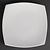 Olympia Shallow Plate 270 mm, Square, Whiteware (Pack of 6)