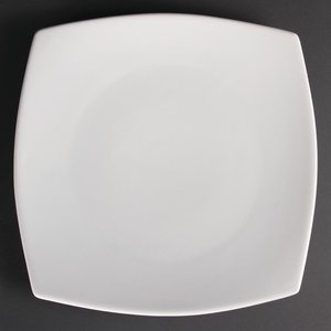 Olympia Shallow Plate 305 mm, Square, Whiteware (Pack of 6) Olympia Shallow Plate 305 mm, Square, Whiteware (Pack of 6)