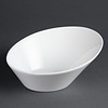 Olympia Whiteware Oval Sloping Bowls 180(W)x200(L)mm (Pack of 3) Olympia Whiteware Oval Sloping Bowls 180(W)x200(L)mm (Pack of 3)
