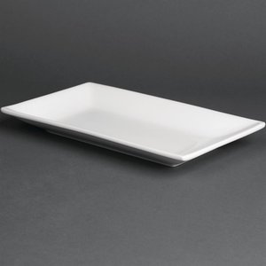 Olympia Serving Rectangular Platters 250x 150mm (Pack of 4) Olympia Serving Rectangular Platters 250x 150mm (Pack of 4)