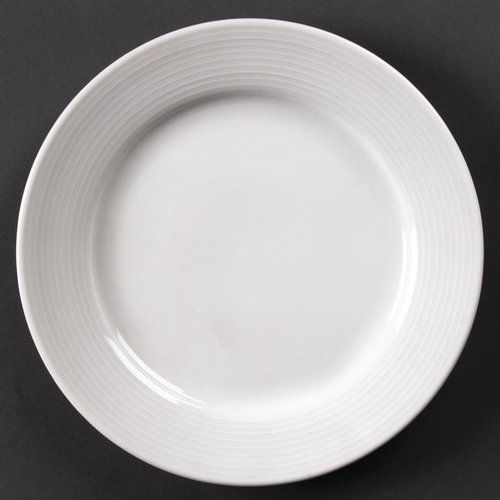 Olympia Shallow Plate, Ø200 mm, Linear (Pack of 12) Olympia Shallow Plate, Ø200 mm, Linear (Pack of 12)