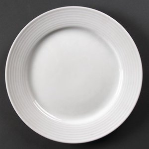 Olympia Shallow Plate, Ø250 mm, Linear (Pack of 12) Olympia Shallow Plate, Ø250 mm, Linear (Pack of 12)